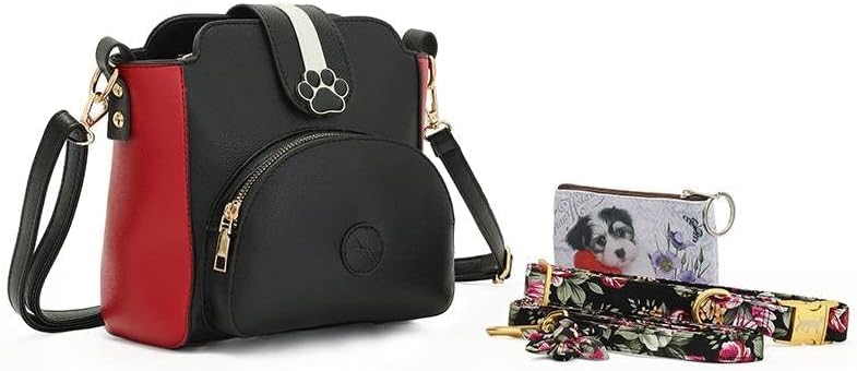 Razgovarajte s torbom za torbu za torbu za plijenu pasa - torba za hodanje pasa - Dozitor torbe za pse ugrađene - ugrađena - Torba za liječenje pasa 3