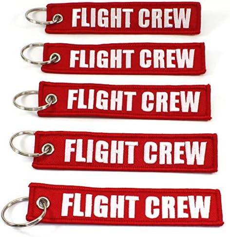 Rotary13b1 letačka posada - crveni/bijeli - Privjesci za ključeve od 5 komada