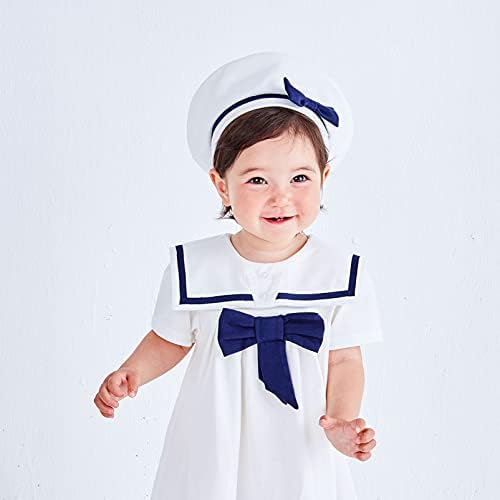 Čistorođene dječje dječje djevojke haljine mornarice Nautičke igračke haljine 0-4 godine