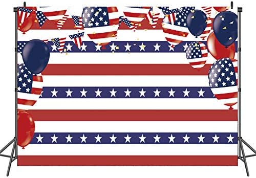 LTLYH 7x5ft američka zastava Dan nezavisnosti 4. jula fotografija pozadina američka zastava pozadina patriotska