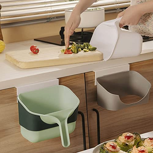 Lodly Trash može, kuhinjski smeće može visi zidni kantu za zaštitu od kuće za domaćinstvo sa ručkom kosim
