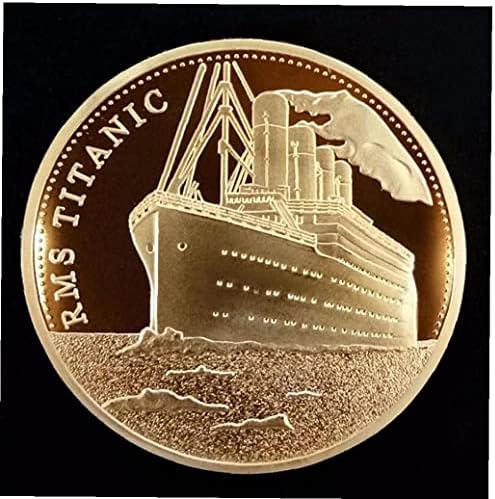 Pinicecore Titanic komemorativni novčići Titanic kolekcija događaja BTC Bitcoin Art poklon dekoracija