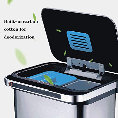 Zyjbm smeće sortiranje smeća može domaćinstvo pametno smeće konzervi sa poklopcem nehrđajući čelik Kuhinjska kretanja