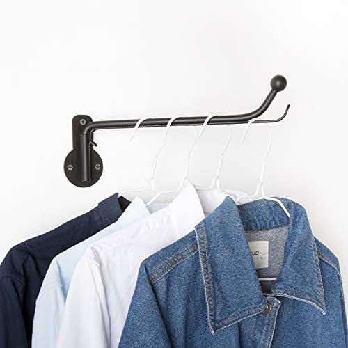 Mkono zidna vješalica za odjeću sa držačem zakretne ruke Valet Hook metalni viseći stalak za sušenje prostor