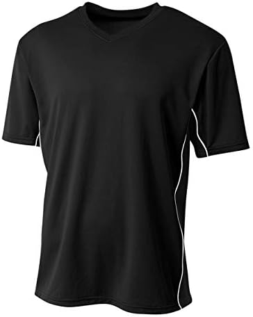 A4 Sportska Odjeća Fudbal 2-Boja Bočni Panel V-Izrez Prozračni Mrežasti Dres Uniforma Majica