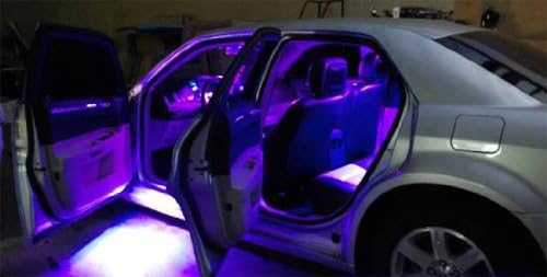 iJDMTOY UV Ultra Violet 6-SMD Led Panel svjetla kompatibilna sa mapom unutrašnjosti automobila