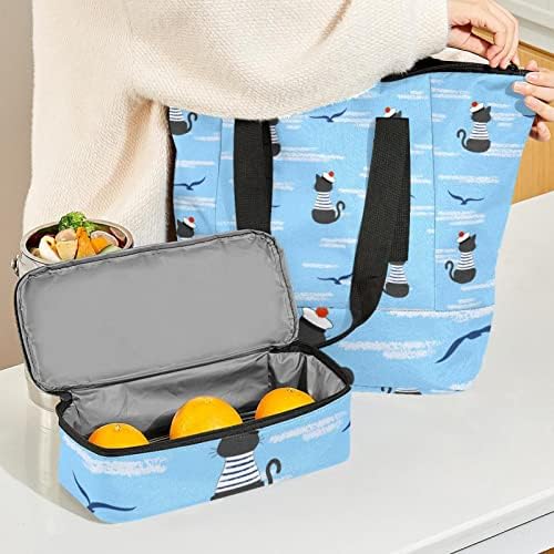 Tbouobt torba za ručak za žene i muškarce, izolovana kutija za ručak, kutije za ručak za višekratnu upotrebu