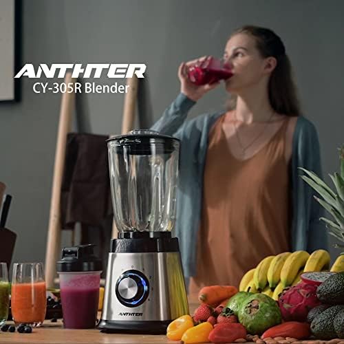 Anthter CY-305r profesionalni Blender, 950w mikseri velike snage za kuhinju, Blender za Smoothie od nerđajućeg