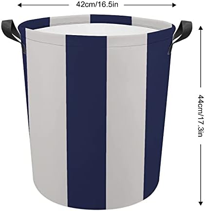 Foduoduo košarica za pranje rublja Cabana Cobalt rublje koči sa ručicama Sklopiva torba za spremanje za prtljag