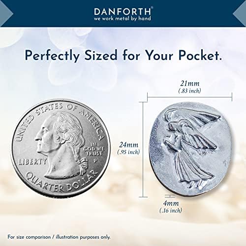 DANFORTH - Vilmain Muse Pocket džepni džepni žeton / kovanice sa inspirativnim riječima, pewter,