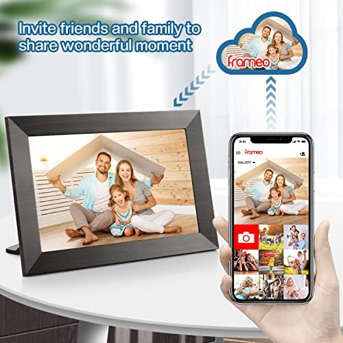 10.1 inčni Smart WiFi digitalni okvir za fotografije, digitalni okvir za slike sa ekranom osetljivim na