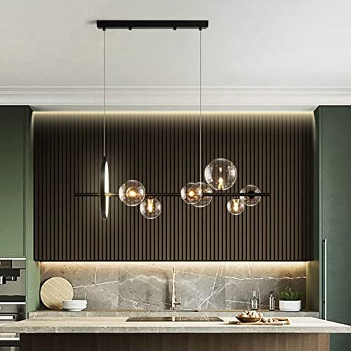 Moderni čaša luster, nordijski Creative Crnog privjesak svjetla, minimalistički strop koji