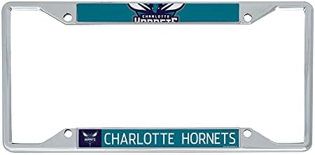 Charlotte Hornets Team NBA Metalna licenčna ploča okvir za prednji ili stražnji dio automobila službeno licenciran