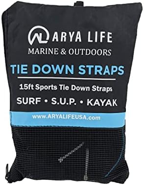 Arya Life 15 stopa 'bez ogrebotina' Silikonski kopč za kopču za vezanje kaiševa za surfanje sup za sur od veslačaka