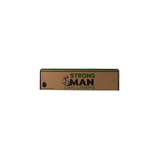 SM434715 Strongman 43x47 1.5EQ MIL Crni 56 galona LLD Repro Liner Perforirani roll, 100 po kućištu