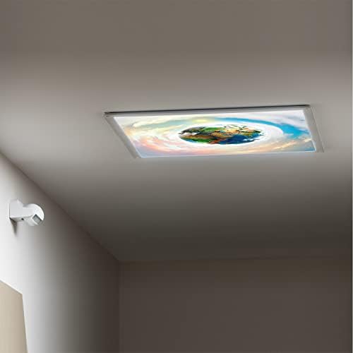 Prekrivači za fluorescentno svjetlo za stropne Difuzorske ploče-uzorak zemlje-poklopci za fluorescentno svjetlo