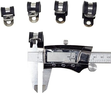 Swordfish 32490-40kom gumeni izolovani asortiman stezaljki za crevo od nerđajućeg čelika sa 1/4 ojačanjem rupa za montažu, Veličina: 1/4do 5/8
