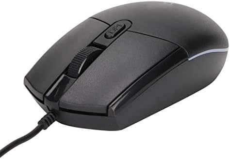 Ciciglow ergonomski RGB miš, kompaktan prijenosni USB ožičeni miš sa podesivim 800 1200 1600 2400DPI mehanički