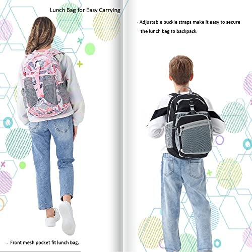 LandTrek Dječiji ruksak za djevojčice, torbe za osnovne knjige u vrtiću, ruksak za predškolsku djecu, idealan za školu & putni ruksaci
