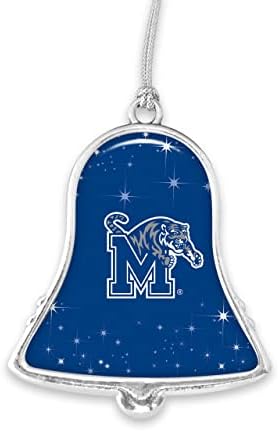 Memphis tigrovi srebrni bell srebrni metalni božićni ukras za ukrašavanje poklona