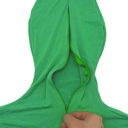 Fotoconic Chromakey odijelo za tijelo zeleni bodi za Foto Video efekat fotografije, Spandex rastezljivo odgovara visini od 170 cm do 190 cm