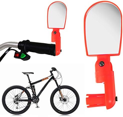 Abaodam 2pcs Universal Podesivi upravljač retrovizor 360 stupnjeva bicikl MTB motocikl Biciklistička ručica utikač fleksibilno ogledalo