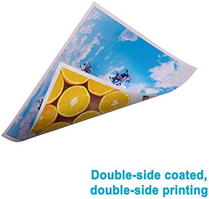 Koala tanki Prezentacijski papir dvostrani Mat za štampanje fotografija 8, 5X11 inča 110 listova, kompatibilan sa Inkjet štampačem