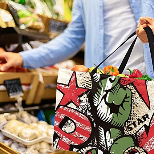Lorvies Trgovinske torbe za prehranu Kutije za skladištenje, Crvena ploča Blossom Butterfly Art Shopping Torbe Kutije, ugradno korisnost