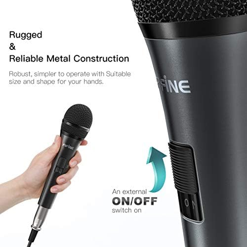FIFINE mikrofon za snimanje i Karaoke mikrofon, USB kondenzatorski mikrofon za Zoom Video sastanak