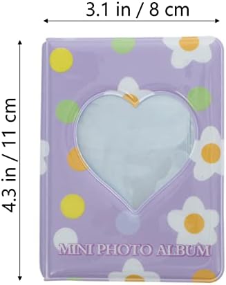 Anoudno džep foto album Mini slikovni albumi Kartice Skladištenje Album Šuplje stranice Heart Pages Card