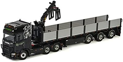 za Scania s Highline Cs20h 6x2 TAG osovina prikolica od cigle 3 osovina 01-2726 1/50 Diecast Model kamion