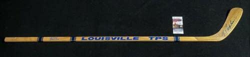 Mark Messier potpisao New York Rangers Louisville TPS model Stick JSA COA - AUTOGREMENT NHL štapići