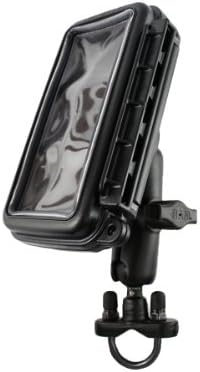 Ram Mount vodootporan srednji Aqua Box držač uređaja sa nosačem na upravljaču - ambalaža bez maloprodaje-Crna