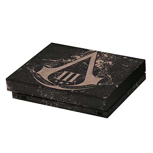 Dizajn kućišta za glavu zvanično licencirani Assassin's Creed Old Notebook III grafička Vinilna naljepnica za igranje kože poklopac naljepnice kompatibilan sa Xbox One X konzolom