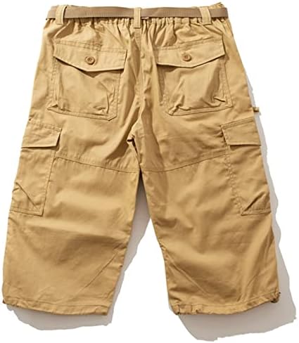 IEPOFG MENS na otvorenom Targo hlače Ripstop Taktičke poluvremene kratke hlače sa više džepova Capris Quick suhi atletske vježbe teretane