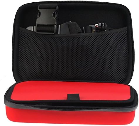 Navitech Red Shock Proof akciona kamera futrola / poklopac kompatibilan sa ACCFLY H9R Ultra 2.0 Inch 170 stepeni 12MP vodootporna WiFi Sportska kamera