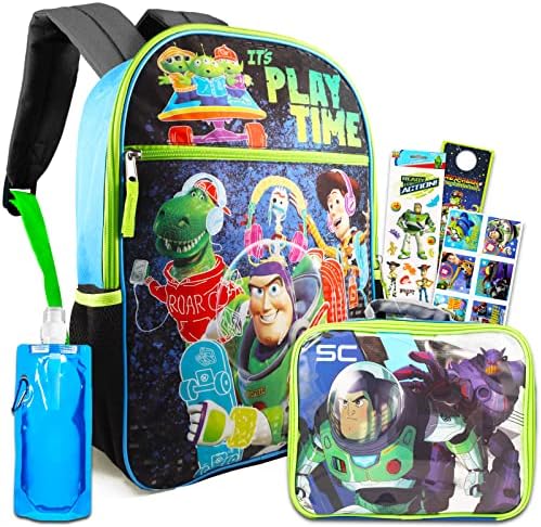 Disney Bundle Buzz Lightyear ruksak i Set torbi za ručak - paket od 6 komada sa Buzz Lightyear