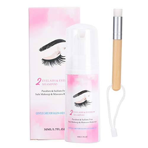Layelash Extension Shampoo Foam Cleanser Eyelash Extension Foam Cleanser šampon Brush 50ml Eyelid Lash