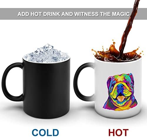 Cool avokado u kabanici mijenjanje topline šolja Magic Coffee Tumbler keramička šolja za čaj personalizirani
