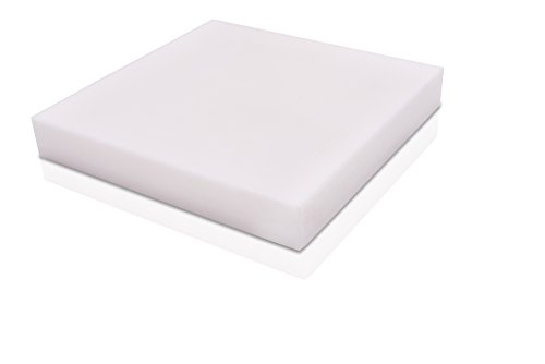 Acetalni kopolimer plastični lim 1 1/2 x 8 x 8 - bijela boja