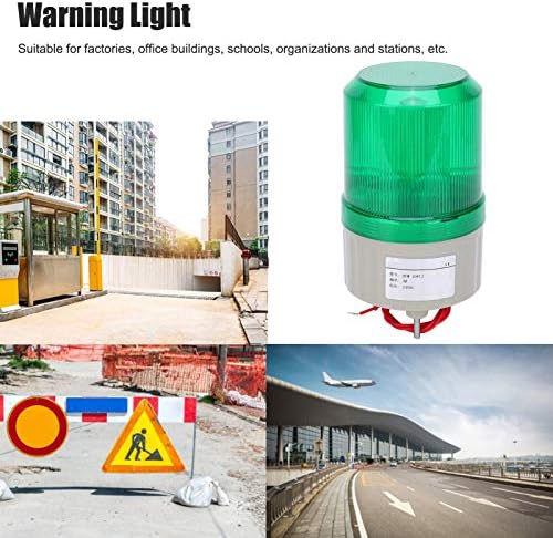 Stupac LED alarm Okrugli toranjski toranjski elektronski dijelovi treperi zvuk za radne stanice, parking, kampiranje i hitno, tvornice