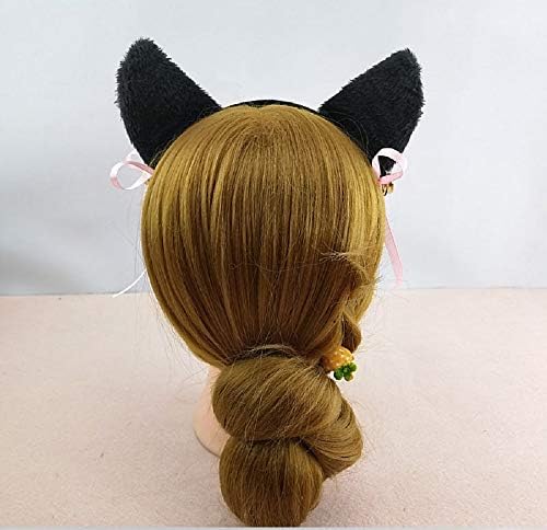 Lijepa Maskarada Za Noć Vještica Mačje Uši Cosplay Cat Ear Anime Party Kostim Leptir Mašna Zvono Pokrivala Za