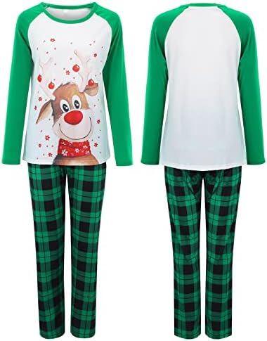 Porodica koja odgovara Božićne pidžame, Božićna odjeća za spavanje Obiteljski set koji odgovara porodici PJS postavlja pidžamu za obitelj od 3 set x