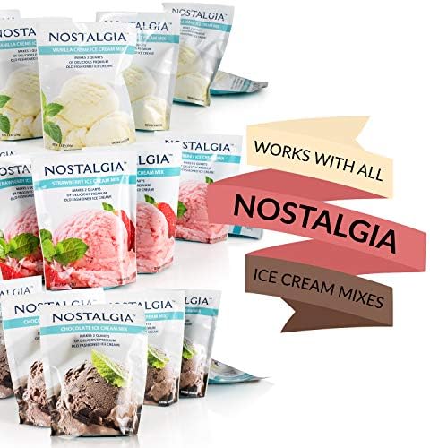 Nostalgia Električni sladoled, 1.5 kvar, meka služitelj za smrznuti jogurt, gelato & sorbet proizvođač, jadeite