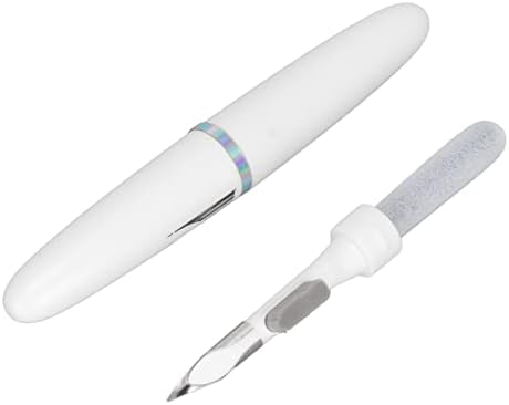 Hoopoocolor multifunkcionalna olovka za čišćenje slušalica, sunđer za Flocking i četka visoke gustine, metalna pero ugrađena ručka, 3 u 1 komplet za čišćenje kućišta slušalica za BT slušalice