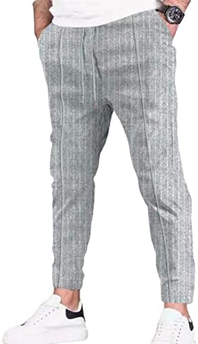 Rela Bota Muška modna prugasta dukseri - Ležerne mršave pantalone Slim-Fit Jogger Sport pantalone