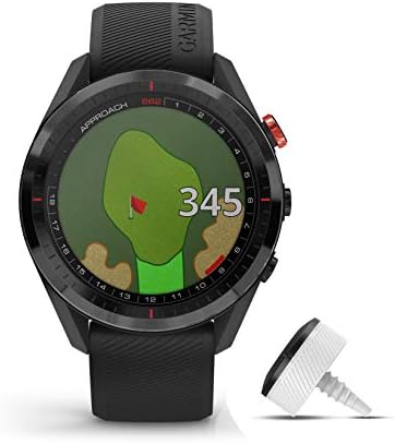 Garmin Approach S62 Bundle, Premium golf GPS sat sa 3 CT10 Club Senzori za praćenje, crna & amp; Pristup