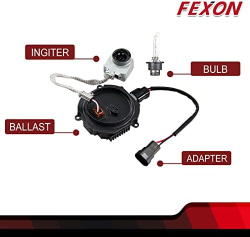 FEXON Xenon HID Headlight Ballast Headlight Control Unit with Igniter D2S Bulb Compatible With Nissan 350z 370z Altima Murano Rogue GTR Infiniti G35 G37 Fx35 Qx56 Qx70 Repalce 28474-89904