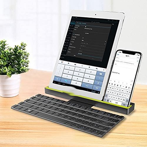 TJLSS Rolling & amp; sklopiva bežična tastatura Mini prenosivi Bluetooth tastature sa držačem za univerzalni