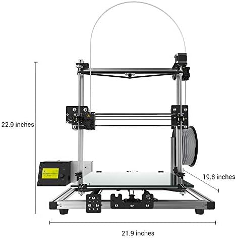 3idea zamislite Napravite print Crazy3Dprint CZ-300 3D štampač - sa grijanim krevetom za ispis, aluminijski DIY komplet, velikom površinom od 300x300x300mm
